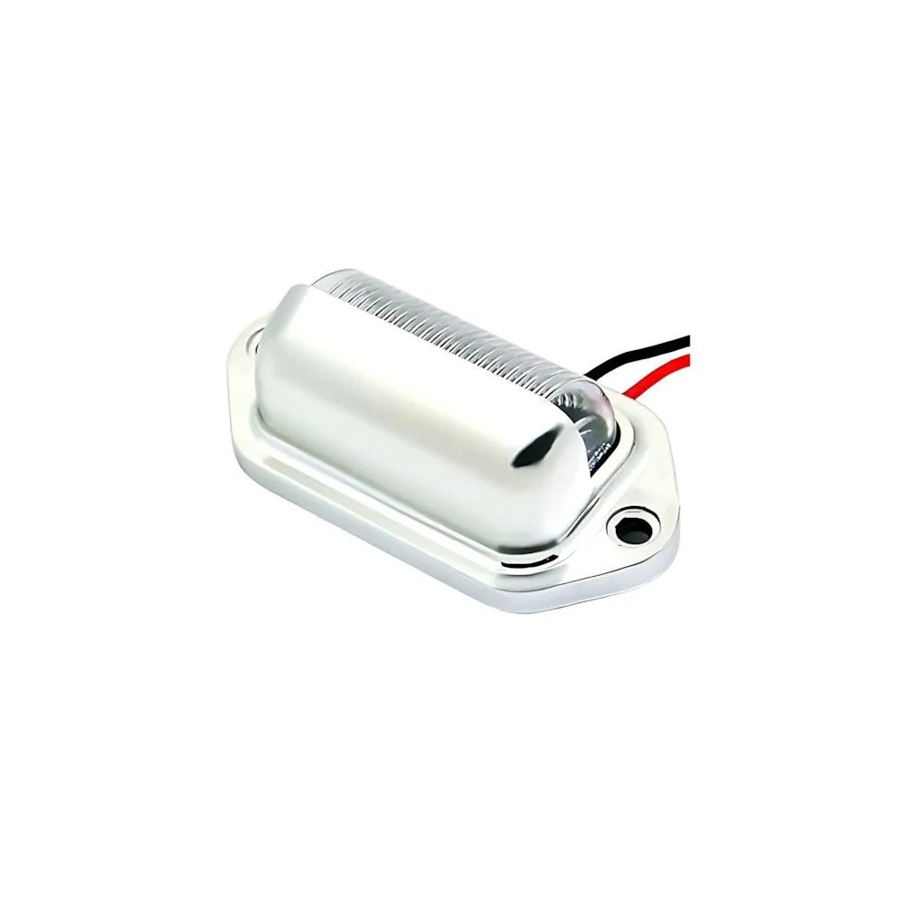 [C1LL0013] Luz Placa Cromada 1 9/16X 1 1/4X 2 (C1LL0013)