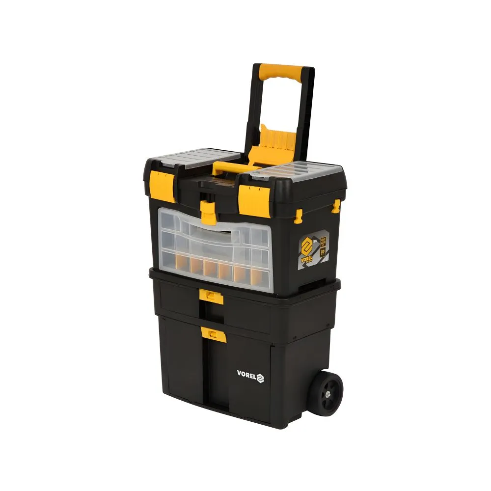 [78734] Caja Herramientas con Carrito Organizador Extraible 3PZ (78734)