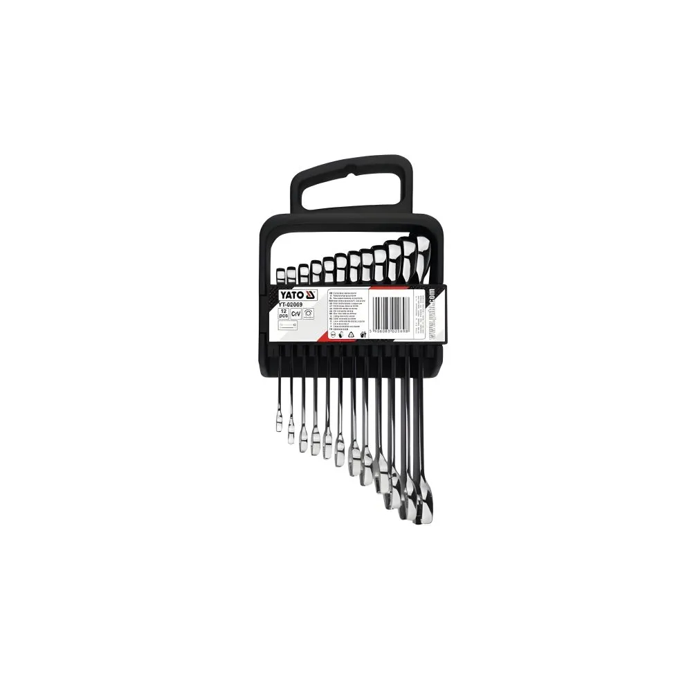 [YT-02069] Juego Llave con Ratchet 12PCS 8-19MM (YT-02069)