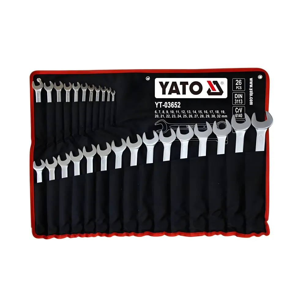 [YT-03652] Juego Llaves Corofijas 26PCS 6-32MM (YT-03652)