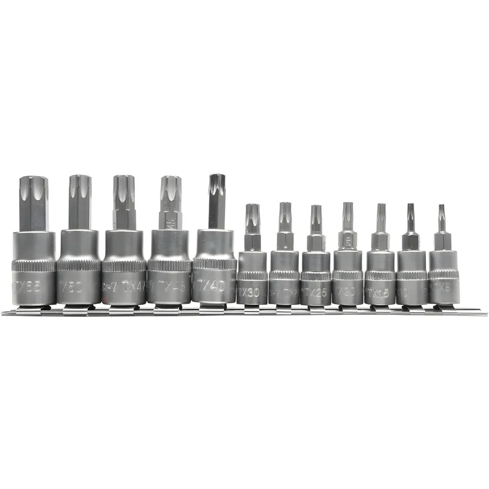 [YT-04331] Juego de Cubos Torx 1/4 T8/10/15/20/25/27/30 3/8 T40/45/47/50/55 (YT-04331)