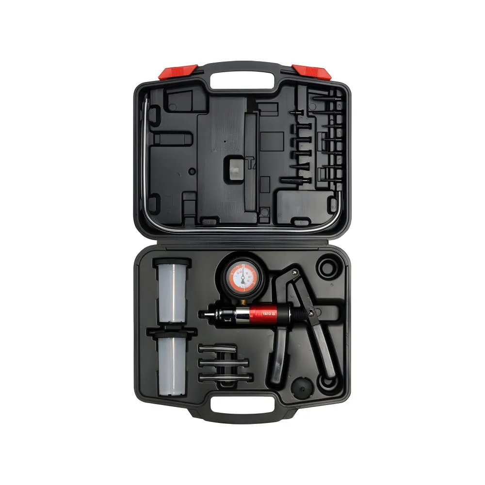 [YT-0674] Bomba de Vacio Manual con Accesorios -1/3 BAR 22 Piezas (YT-0674)