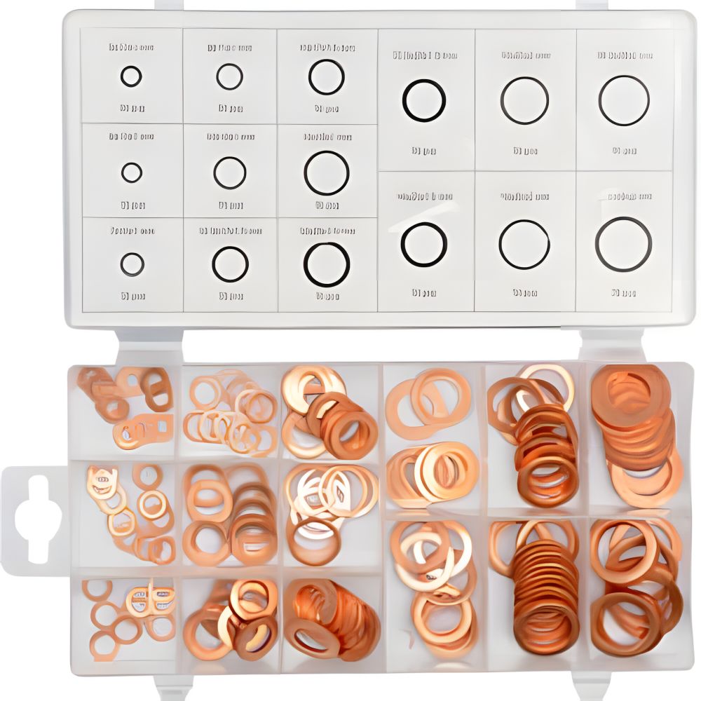 [YT-06871] Caja Arandelas de Cobre 150PCS (YT-06871)