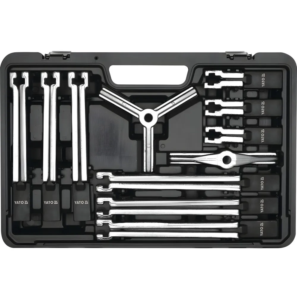 [YT-25105] Juego Extractor de Engranajes y Rodamientos 2 y 3 Brazos 12PCS (YT-25105)