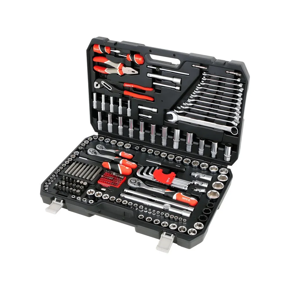 [YT-38941] Juego de Cubos Herramientas 1/4,3/8,1/2 225 Pz (YT-38941)