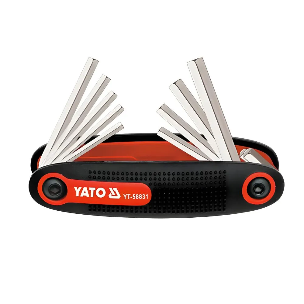 [YT-58831] Juego de Llave 9PCS Torx 1/4 7/32 3/16 5/64 3/32 7/64 1/8 9/64 5/32 (YT-58831)
