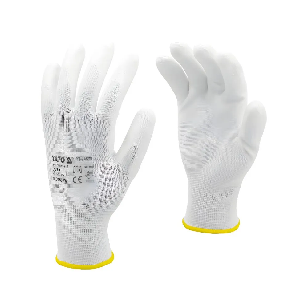 [YT-7470] Guante de Nylon Recubierto de Poliuretano 10" (YT-7470)