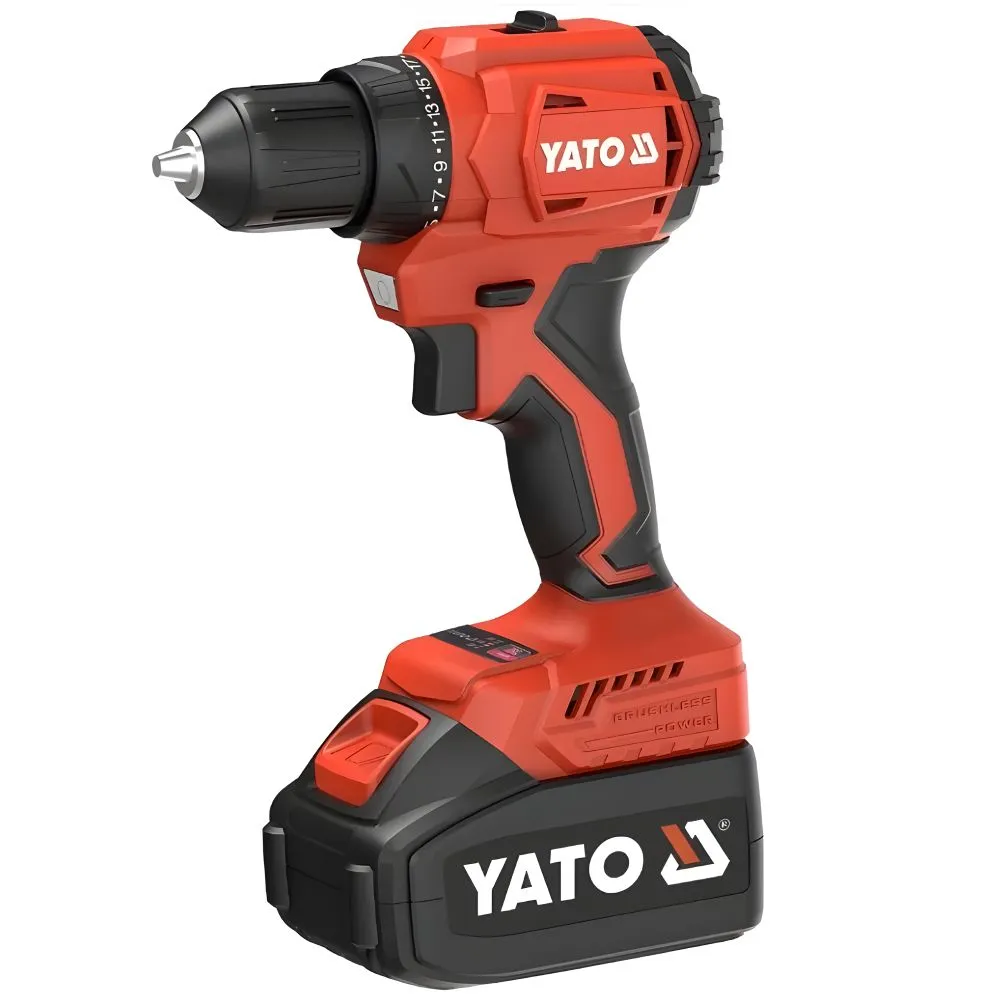 [YT-8277905] Taladro Inalámbrico 18V 13MM 45NM + 2 Baterias 2ah+ Cargador (YT-8277905)