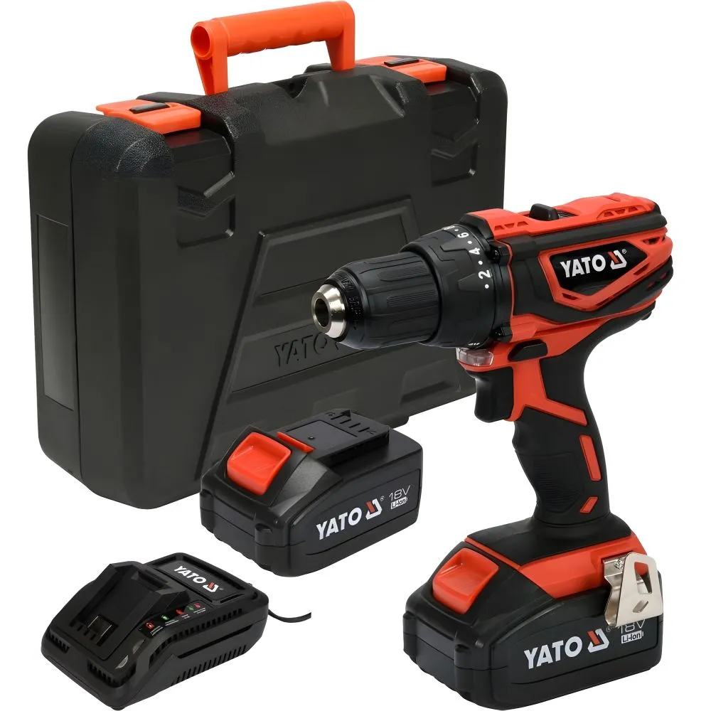 [YT-82784] Taladro Inalámbrico 18V 13MM 40NM +2 Baterias 3AH +cargador (YT-82784)