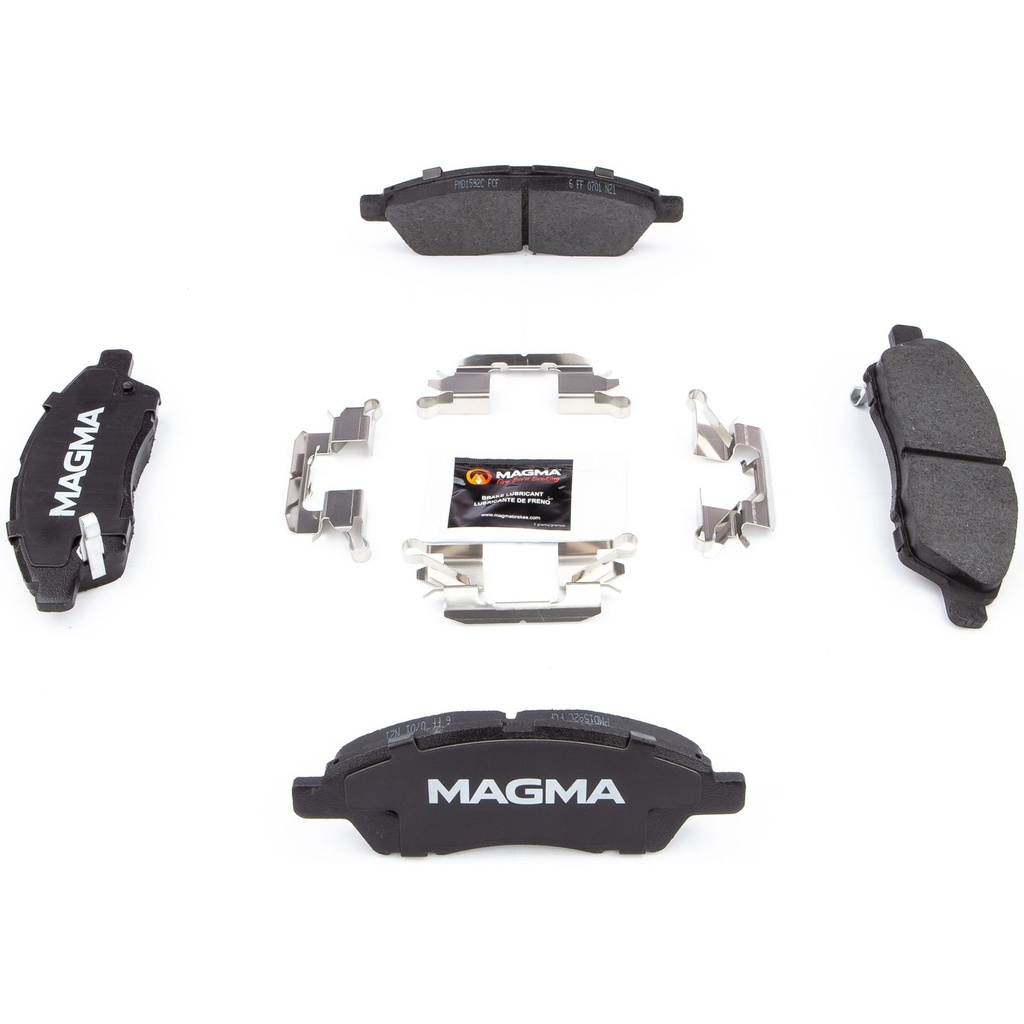[PMD1592C] Past. Freno Metalica Nissan VERSA/12 de Marzo/ (D1592/MD1592) (PMD1592C)
