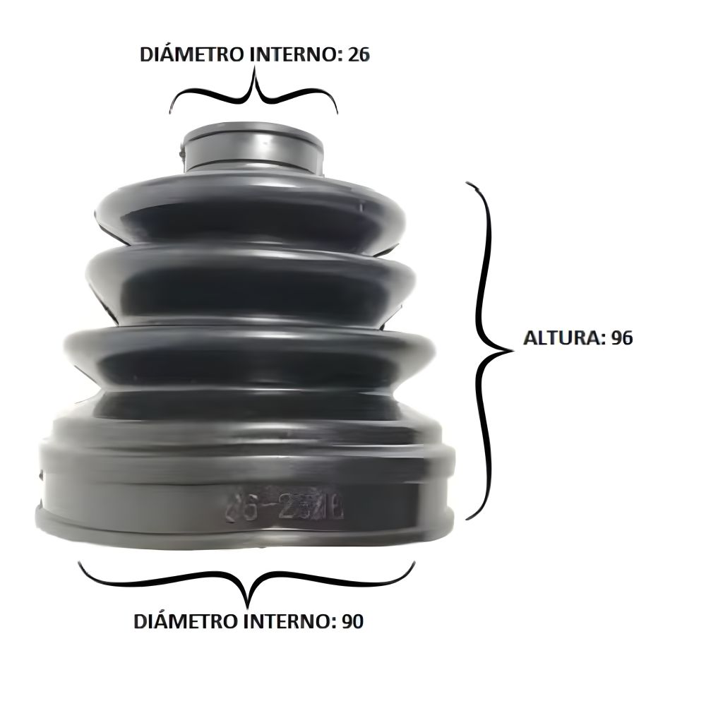 Bota Eje 26X90X96 (BT-100)