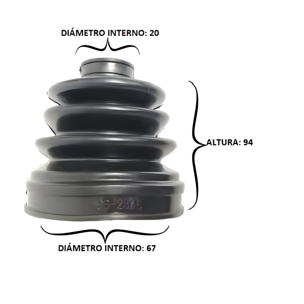 Bota Eje 20X67X94 (BT-23)