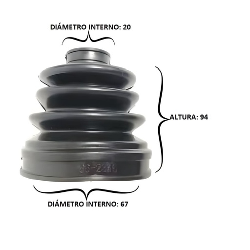 Bota Eje 20X67X94 (BT-23)
