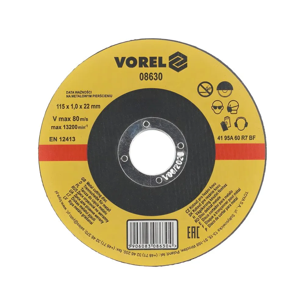 Disco de Corte de Metal 115X1X22 (08630)