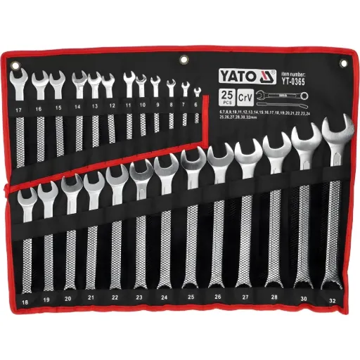 Juego Llaves Corofija 25PCS 6-32MM (YT-0365)