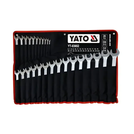 Juego Llaves Corofijas 26PCS 6-32MM (YT-03652)