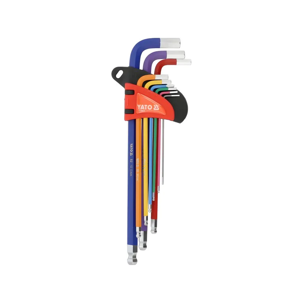 Juego Llaves Allen Extra Larga 1.5-10MM 9PCS (YT-05635)