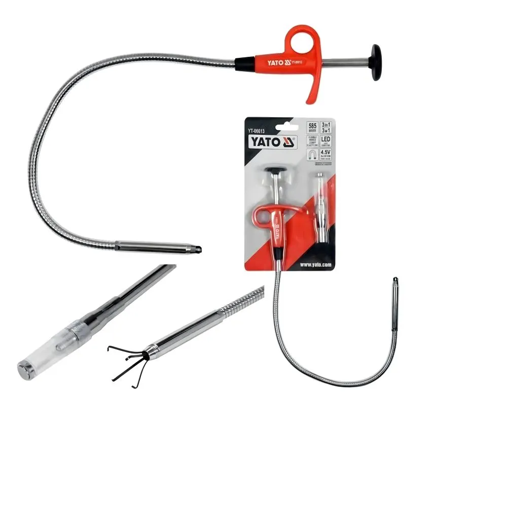 Garra Telescopica Magnetica con LED (YT-06613)