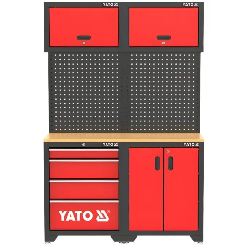 Mesa Trabajo con 1 Armario 5 Gavetas 2 Despensas (YT-08902ZH)