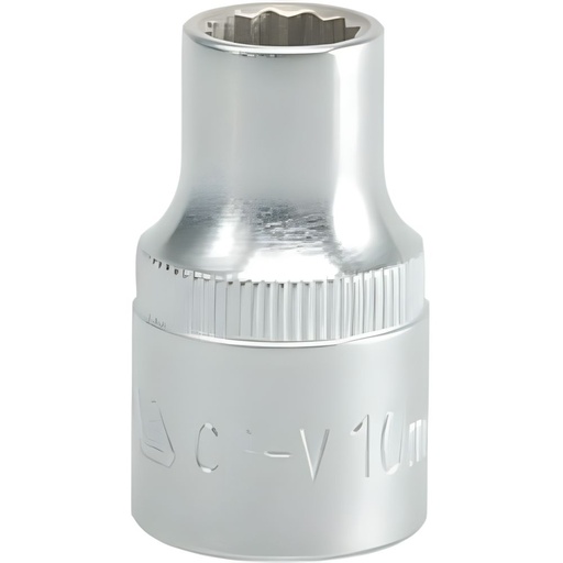 Cubo Bihexagonal Corto 10MM 1/2 12PT (YT-1272)