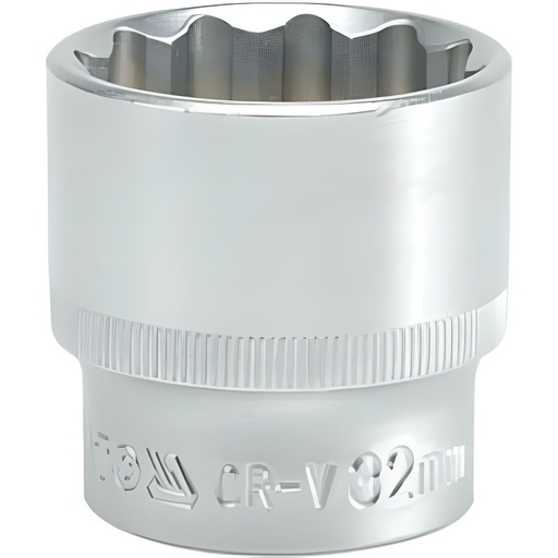 Cubo Bihexagonal Corto 32MM 1/2 12PT (YT-1292)