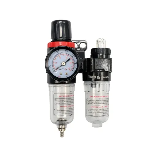 Regulador de Aire con Lubricador, Indicador y Filtro (YT-2384)