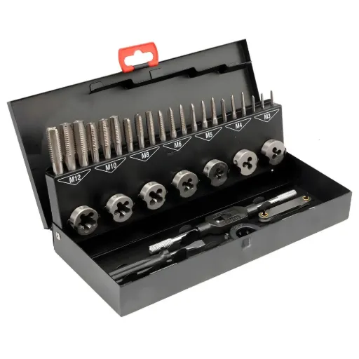 Juego de Machos y Tarraja M3-M20 32PCS (YT-2975)