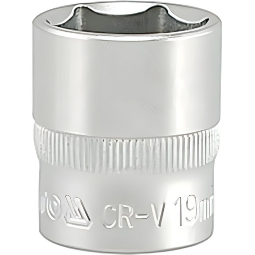 Cubo Hexagonal 19MM 3/8 6P Crv (YT-3814)