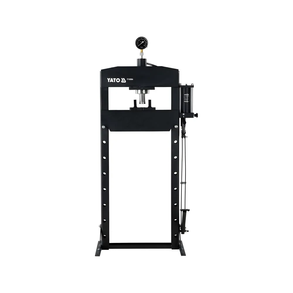 Prensa Hidráulica de 20T con Piston Manometro Manual (YT-55584)