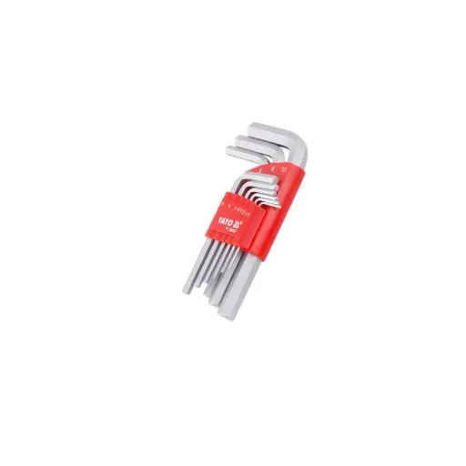 Juego Llave Hexgonal 9PCS 1.5/2.0/2.5/3.0/4.0/5.0/6.0/8.0/10.0 (YT-58821)