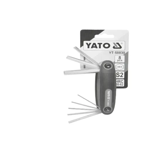 Juego de Llaves 8PCS Hexagonal Torx 1.5 2.0 2.5 3.0 4.0 5.0 8.0 Mm (YT-58830)
