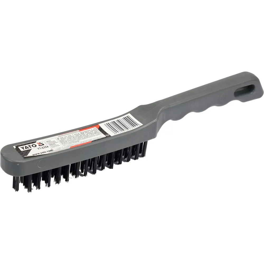 Cepillo de Alambre Plastico 4 Hileras (YT-6354)