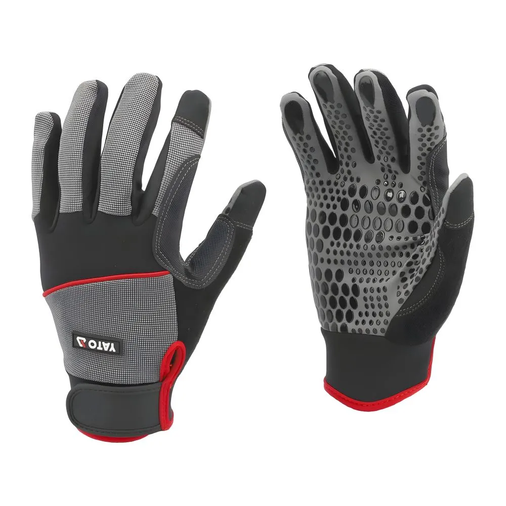 Guantes de Trabajo con Puntos de Silicon #9 Xxl (YT-74665)