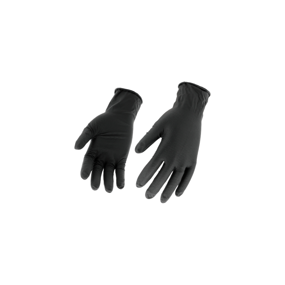 Guantes Desechables de Nitrilo con Textura de Diamante (talla Xl) 50PCS (YT-74743)