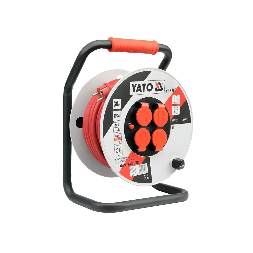 Extencion Eléctrica con Carrete 30MTS (YT-8106)
