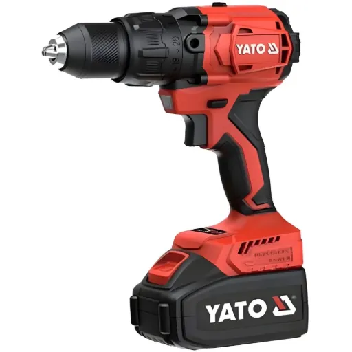 Taladro Inalámbrico 18V 120NM + 2 Baterias + Cargador (YT-8277915)