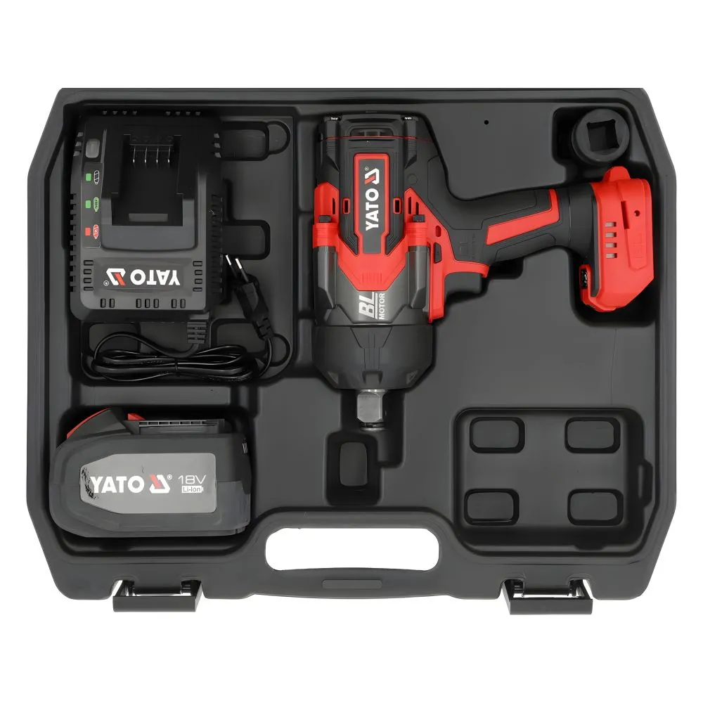 Pistola Impacto Inalámbrica 3/4 18V 1800NM 1300W (YT-828073)