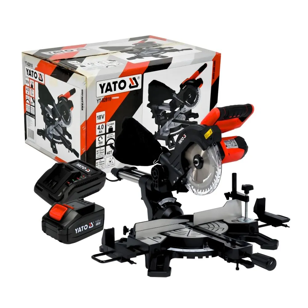 Sierra Ingletadora 18V (7-1/2) 3600RPM (YT-82816)