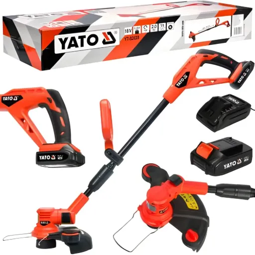 Cortadora Cesped Inalámbrica 18V + Bateria 2ah+ Cargador (YT-82830)