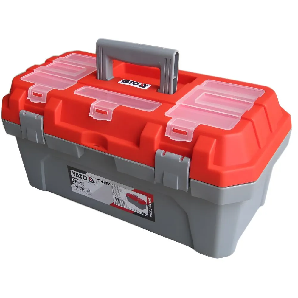 Caja Herramienta Plastica Tamaño S 350X180X160 (YT-88880)